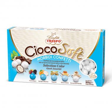 Crispo Confetti CiocoSoft Selection Color Azzurro 1 kg Gusti Assortiti